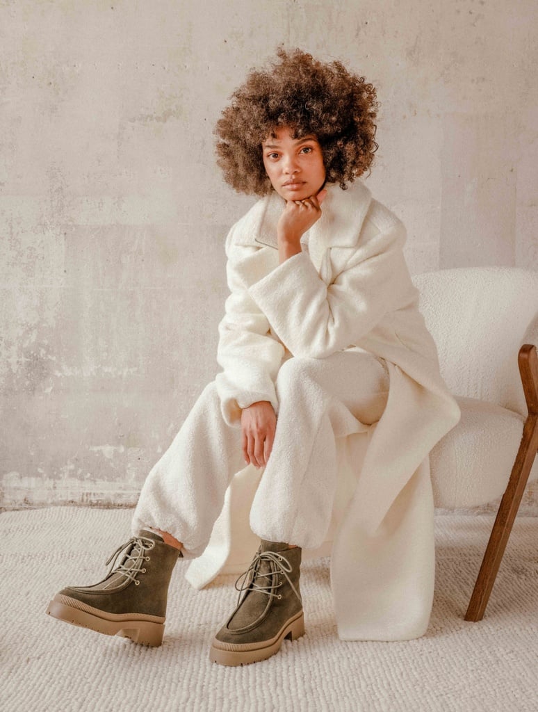 Botas Planas : Selma - Kaki Cendré