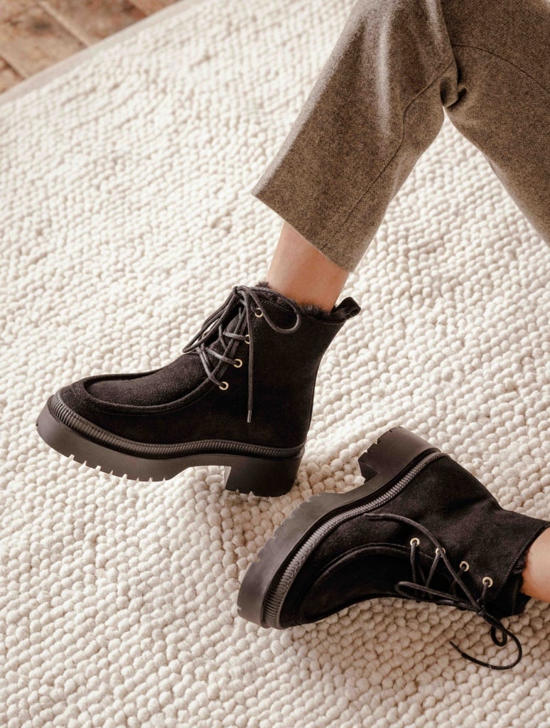 Flache Stiefel : Selma - Noir