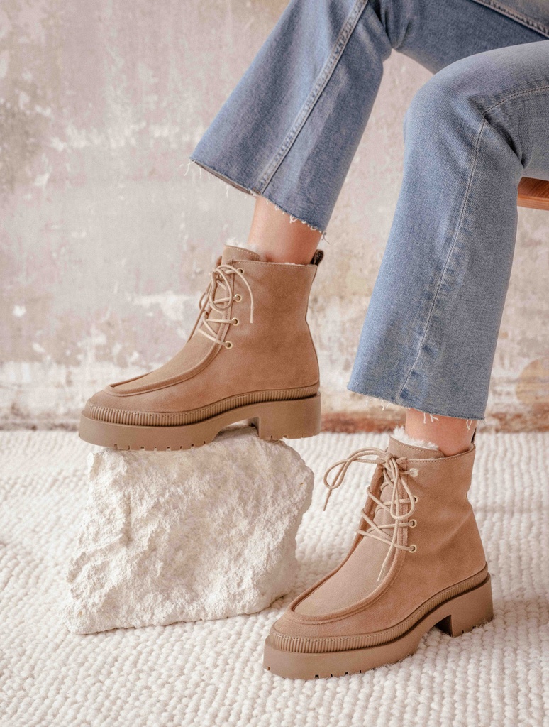 Botas Planas : Selma - Antilope