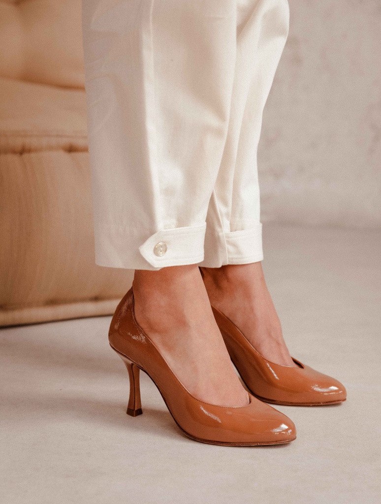 Sandalen mit Absatz : Soledad - Amber Camel