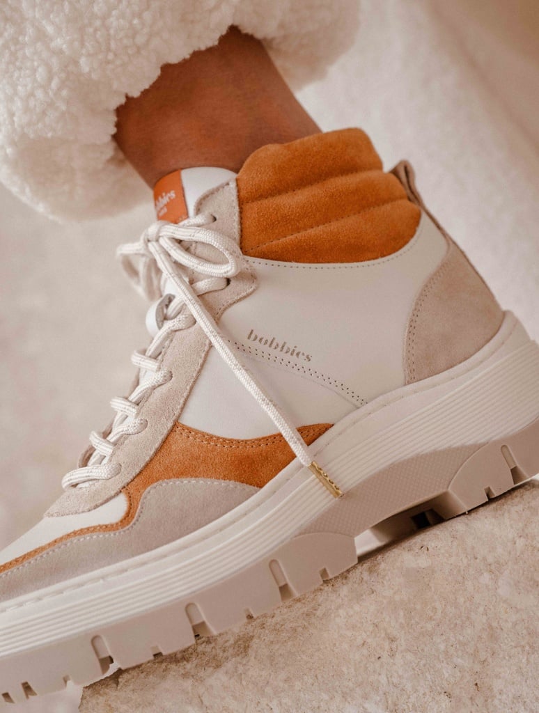 Sneakers : Tomi - Blanc Cassé & Safran des Indes