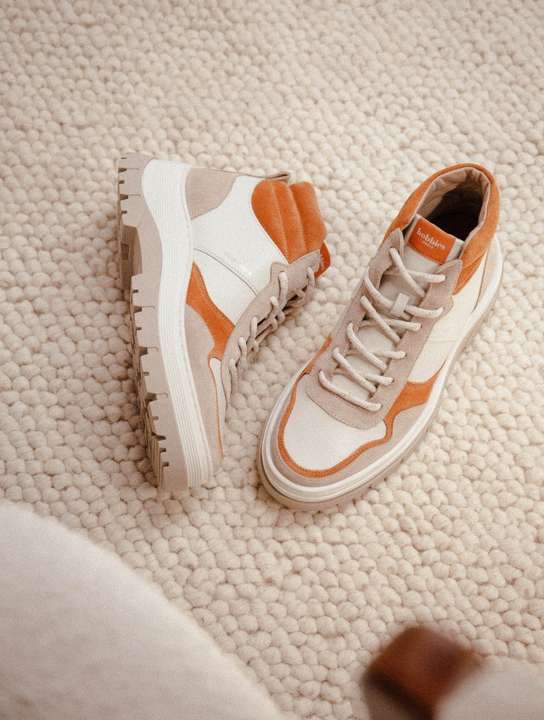 Zapatillas : Tomi - Blanc Cassé & Safran des Indes