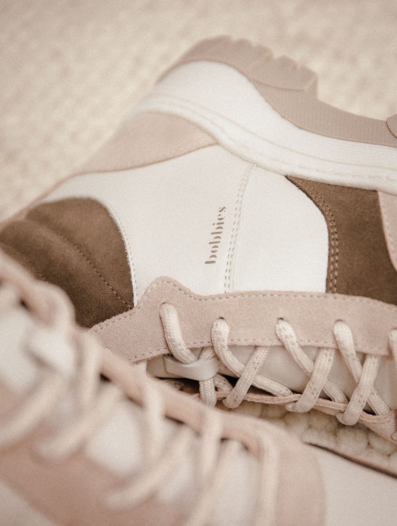 Zapatillas : Tomi - Blanc Cassé & Kaki Cendré