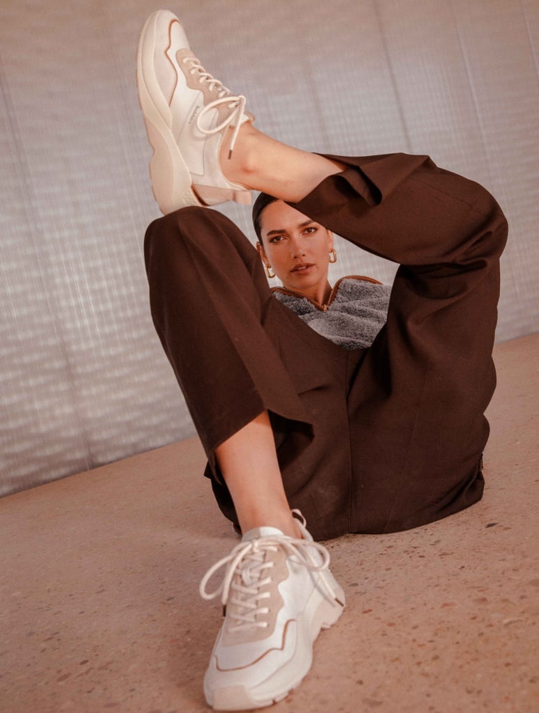 Sneakers : Wanda - Blanc Cassé - Beige - Safran des Indes