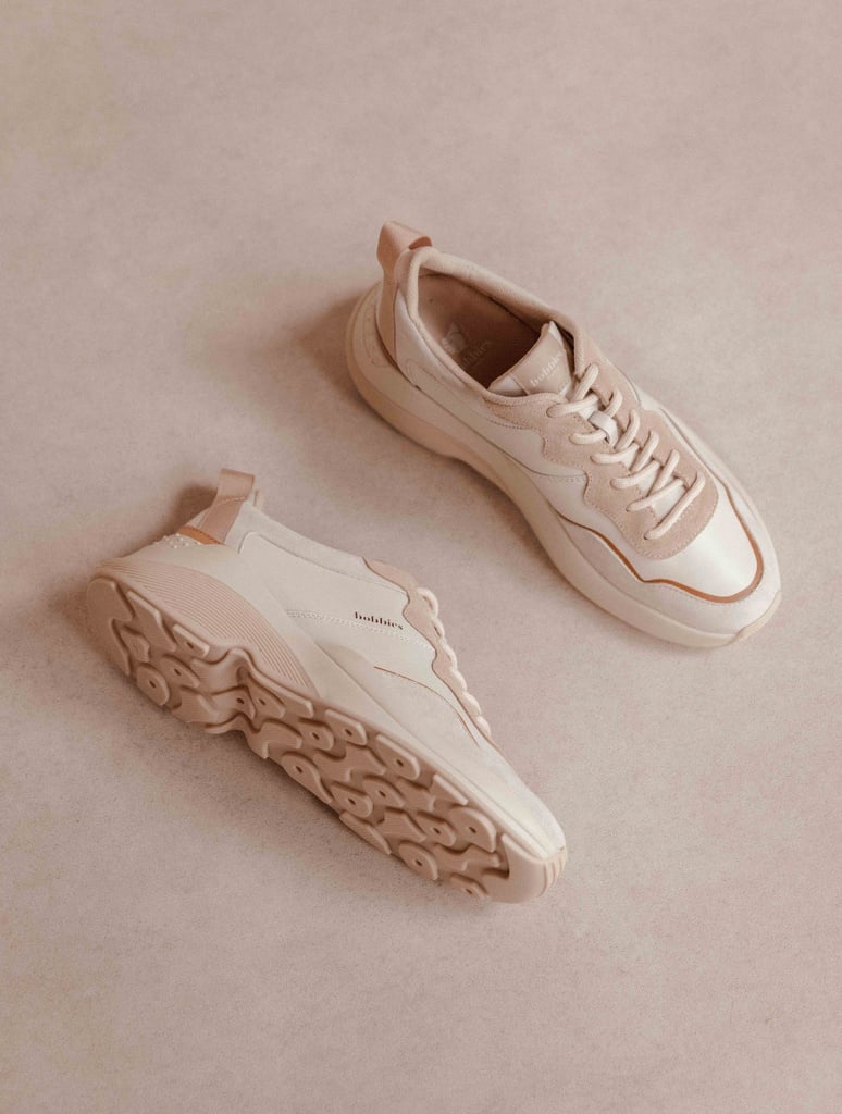 Sneakers : Wanda - Blanc Cassé - Beige - Safran des Indes