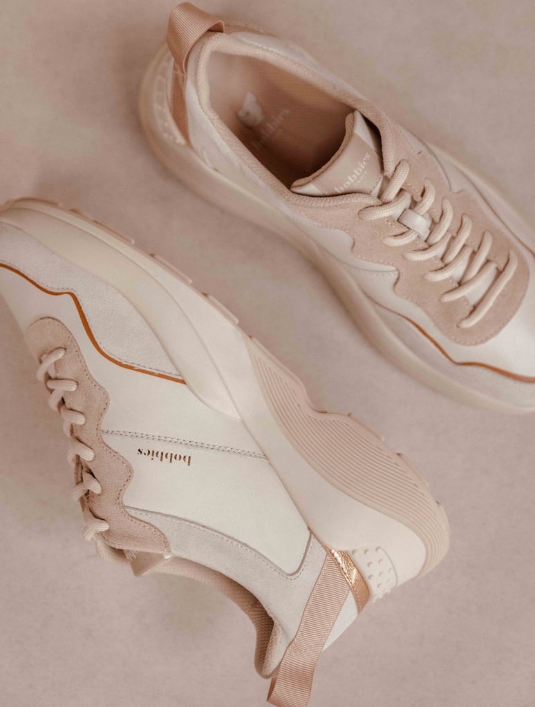 Sneakers : Wanda - Blanc Cassé - Beige - Safran des Indes