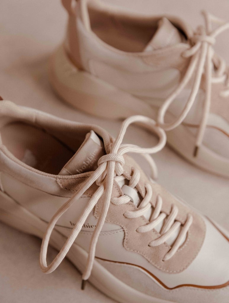 Sneakers : Wanda - Blanc Cassé - Beige - Safran des Indes