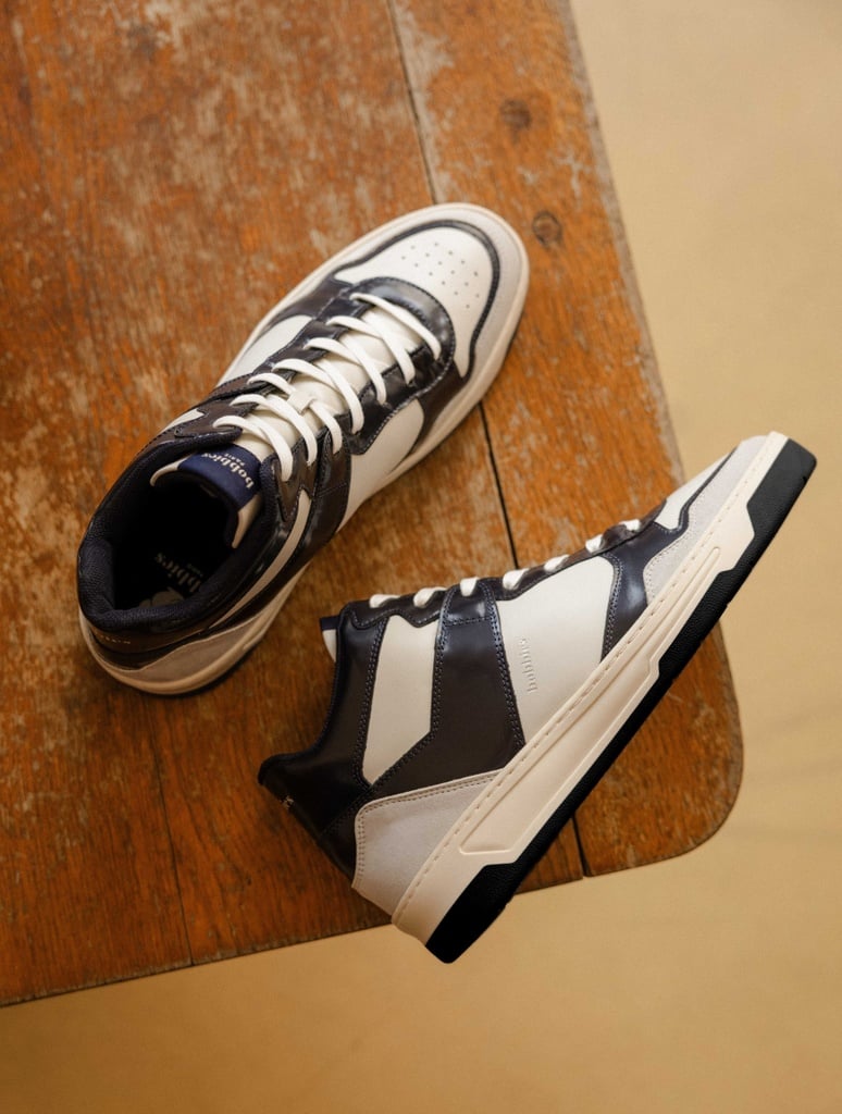 Sneakers : Fraser - Off-White & Lucivert Blue