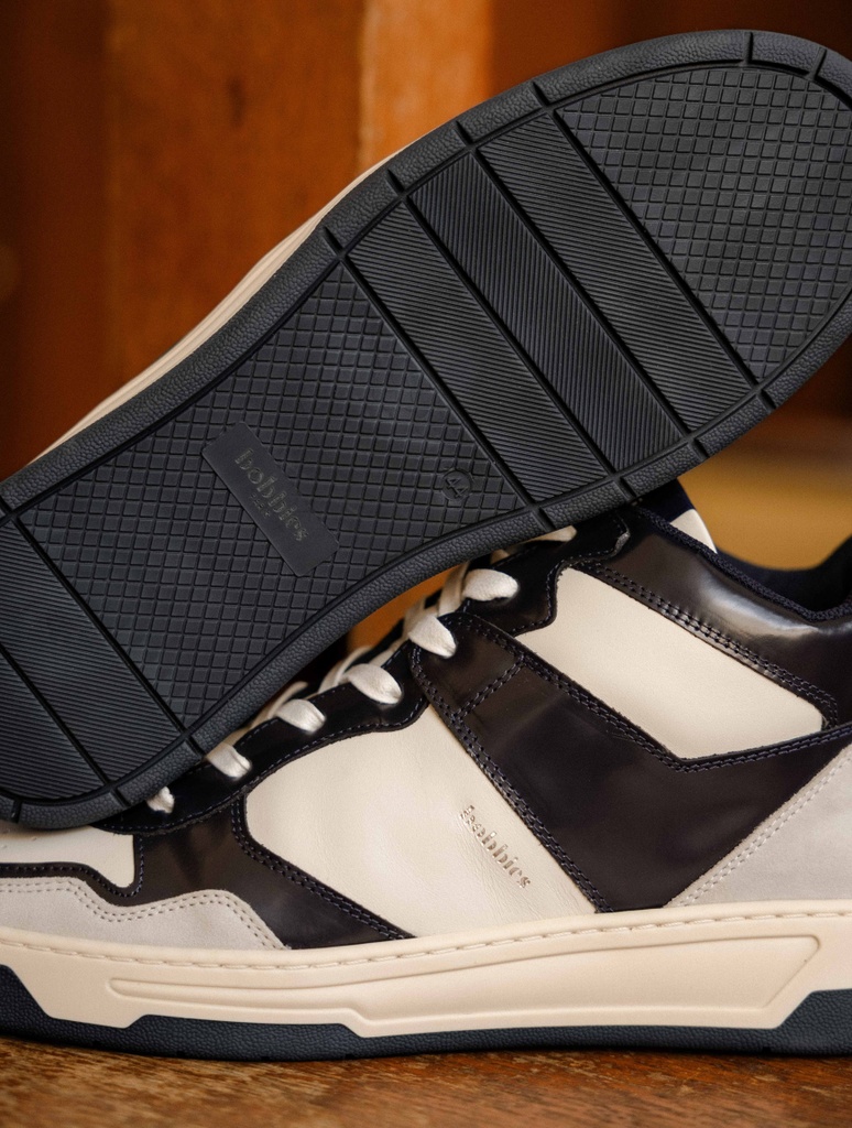 Turnschuhe : Fraser - Off White & Lucivert Blue