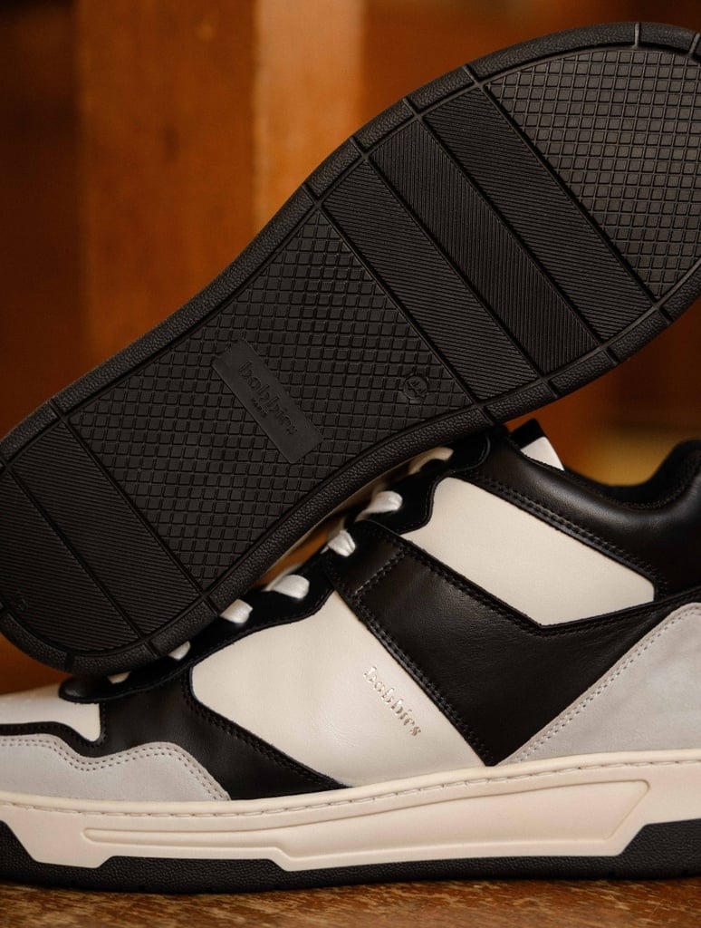 Baskets : Fraser - Off-White & Deep Black