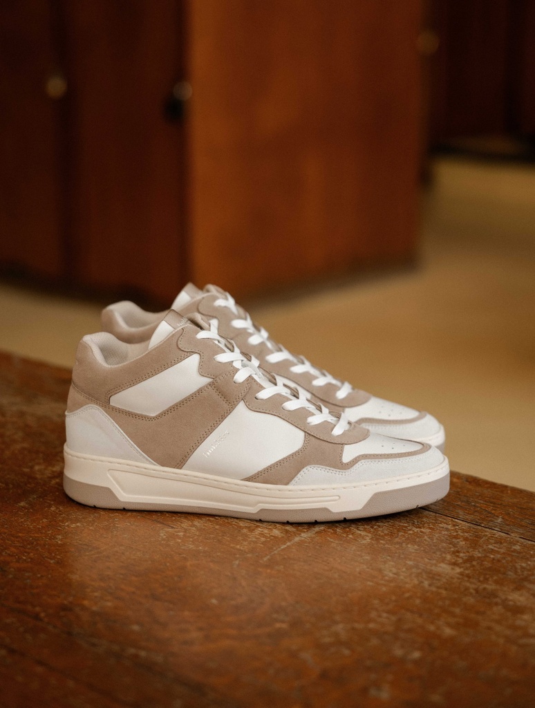 Turnschuhe : Fraser - Off White & Ash Beige