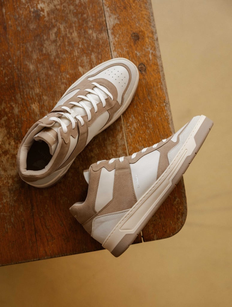 Baskets : Fraser - Off-White & Ash Beige