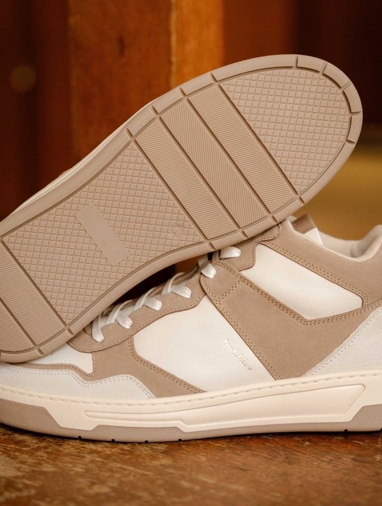 Baskets : Fraser - Off-White & Ash Beige