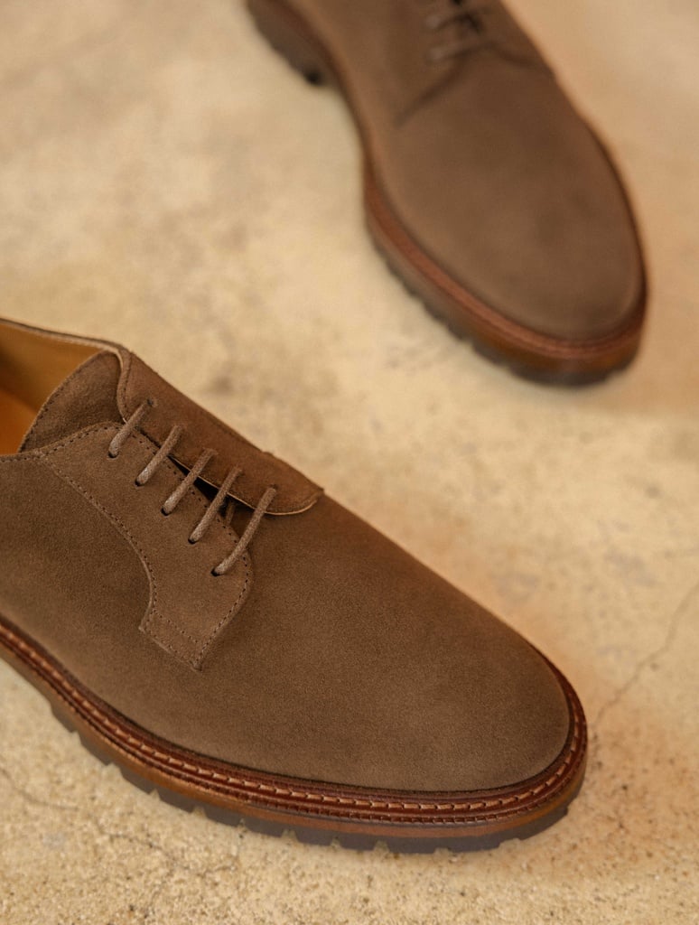 Derbies & Oxfords : Gaspard - Khaki Brown