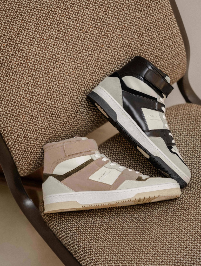 Turnschuhe : Larry - Off White & Tuxedo Black