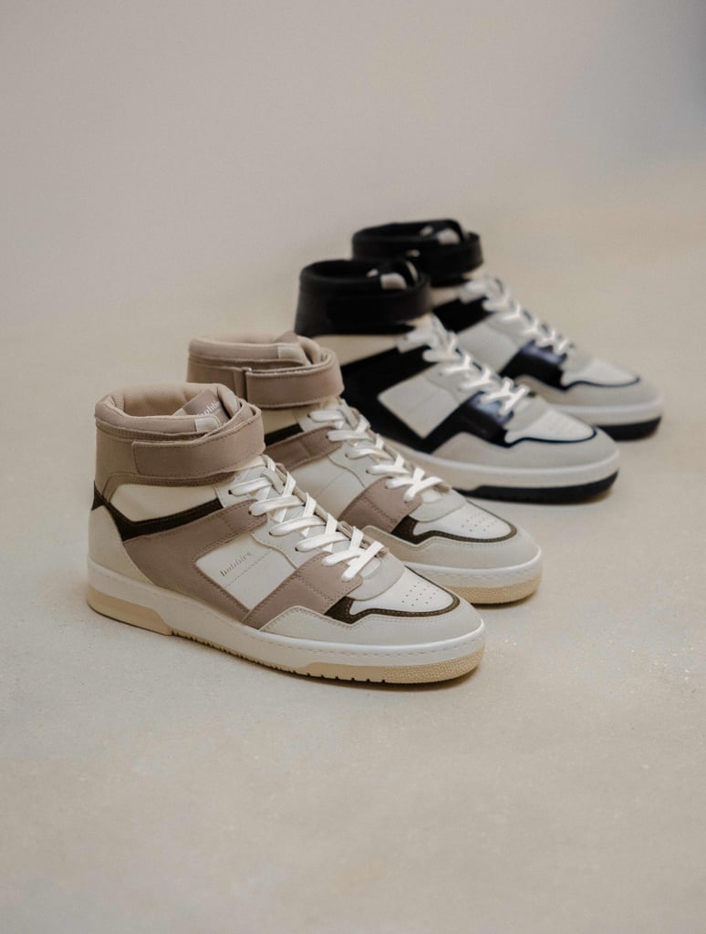 Turnschuhe : Larry - Off White & Taupe Linen