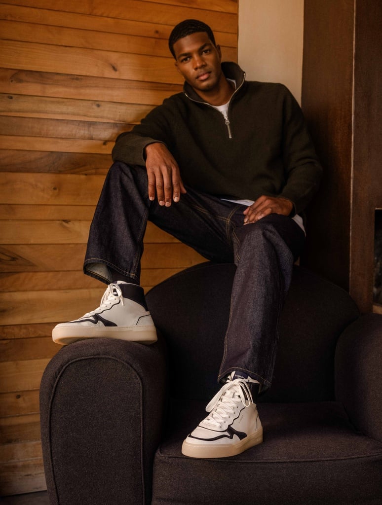 Turnschuhe : Vinson - Off White & Lucivert Blue