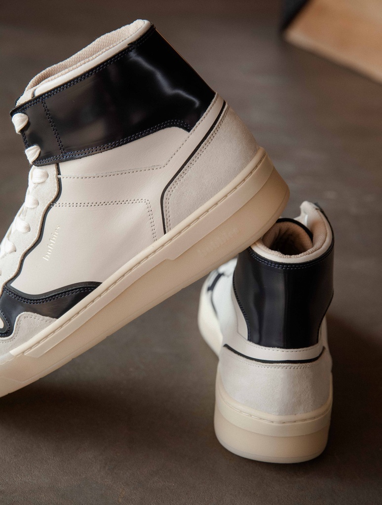 Turnschuhe : Vinson - Off White & Lucivert Blue