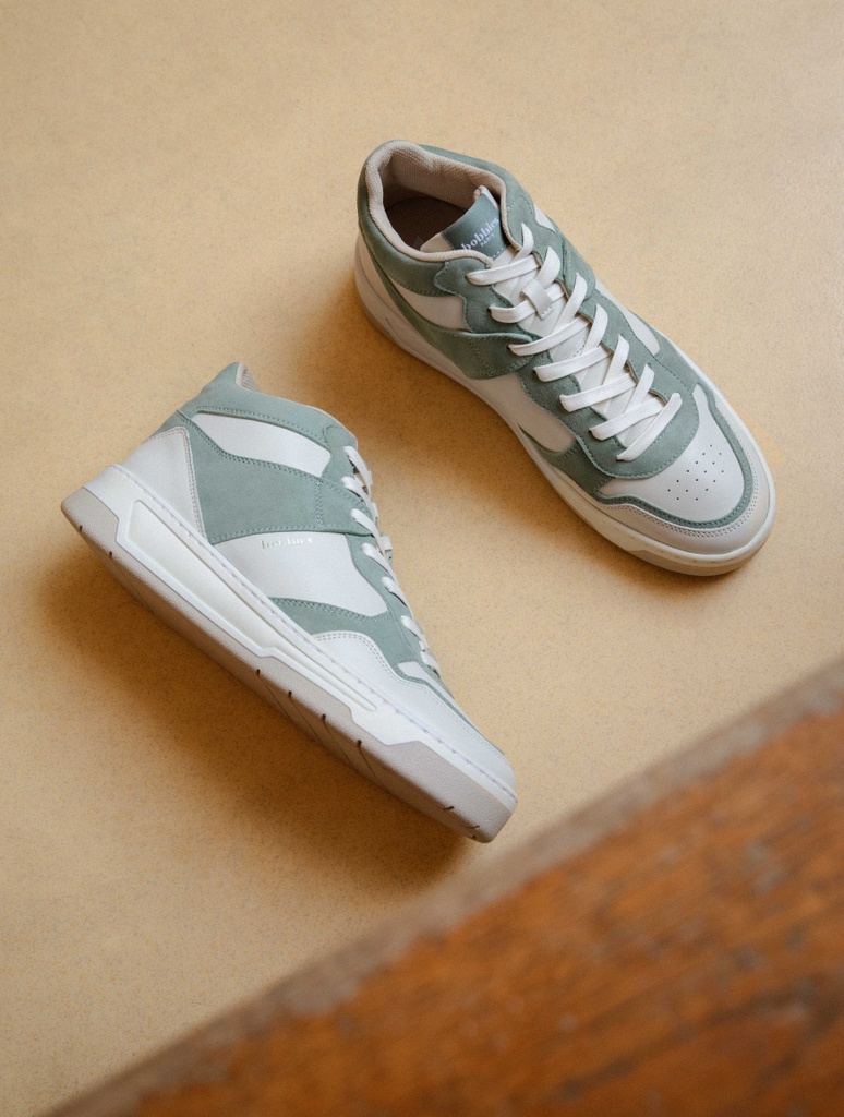 Baskets : Alija - Off White & Sage