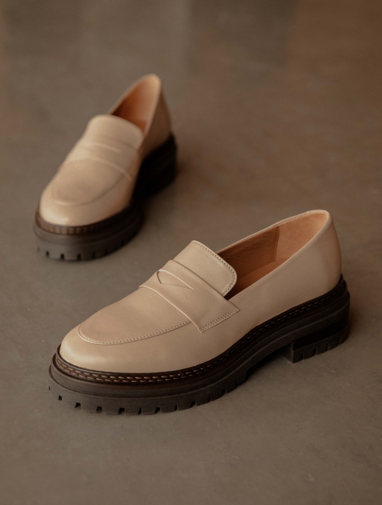 Loafers & Derbies : Amalia - Chaï Latte