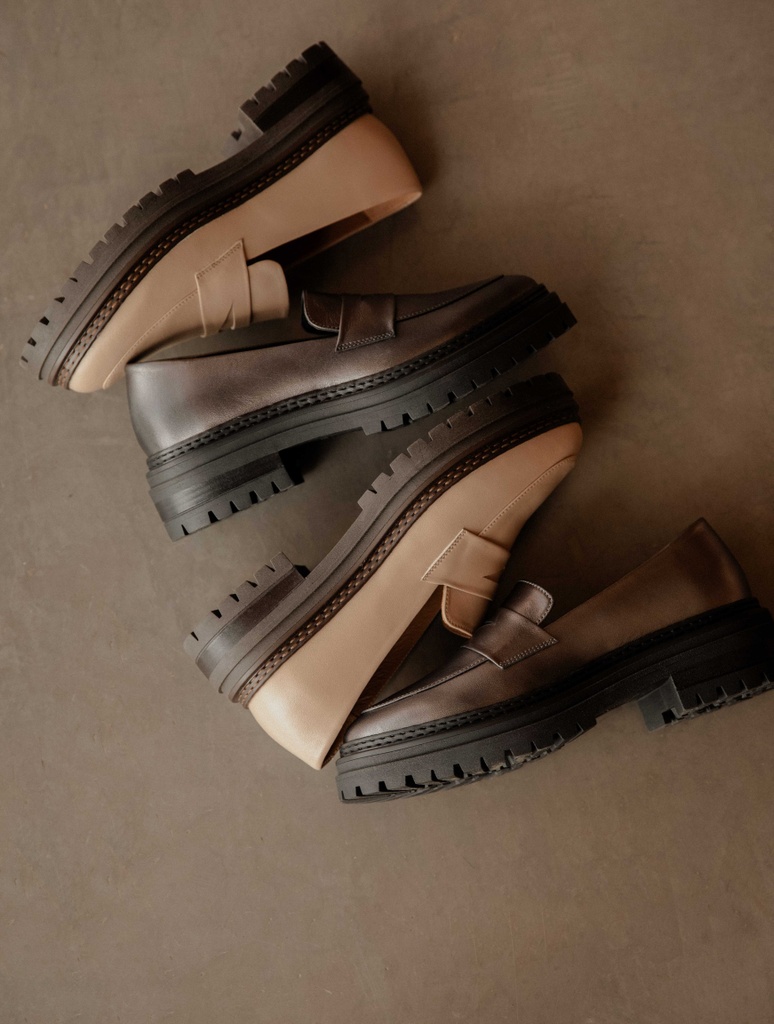 Loafers & Derbies : Amalia - Chaï Latte