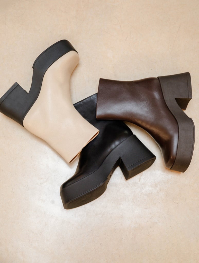 Heeled Boots : Amber - Beige