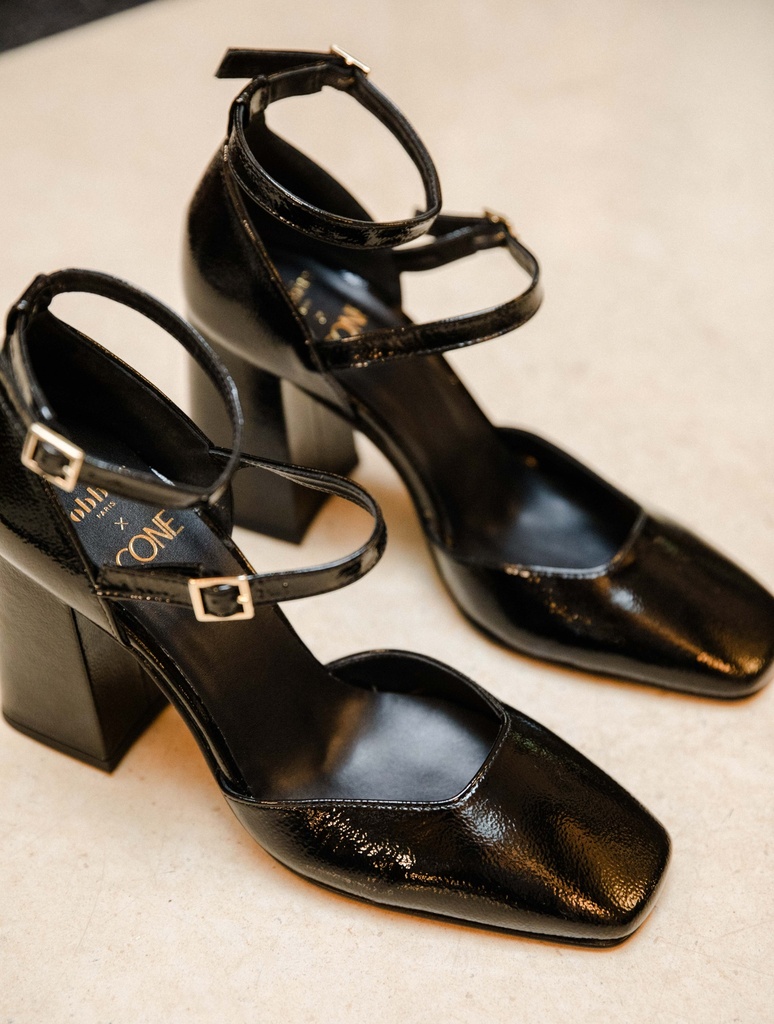 Babies & Escarpins : Anya - Black Vinyl