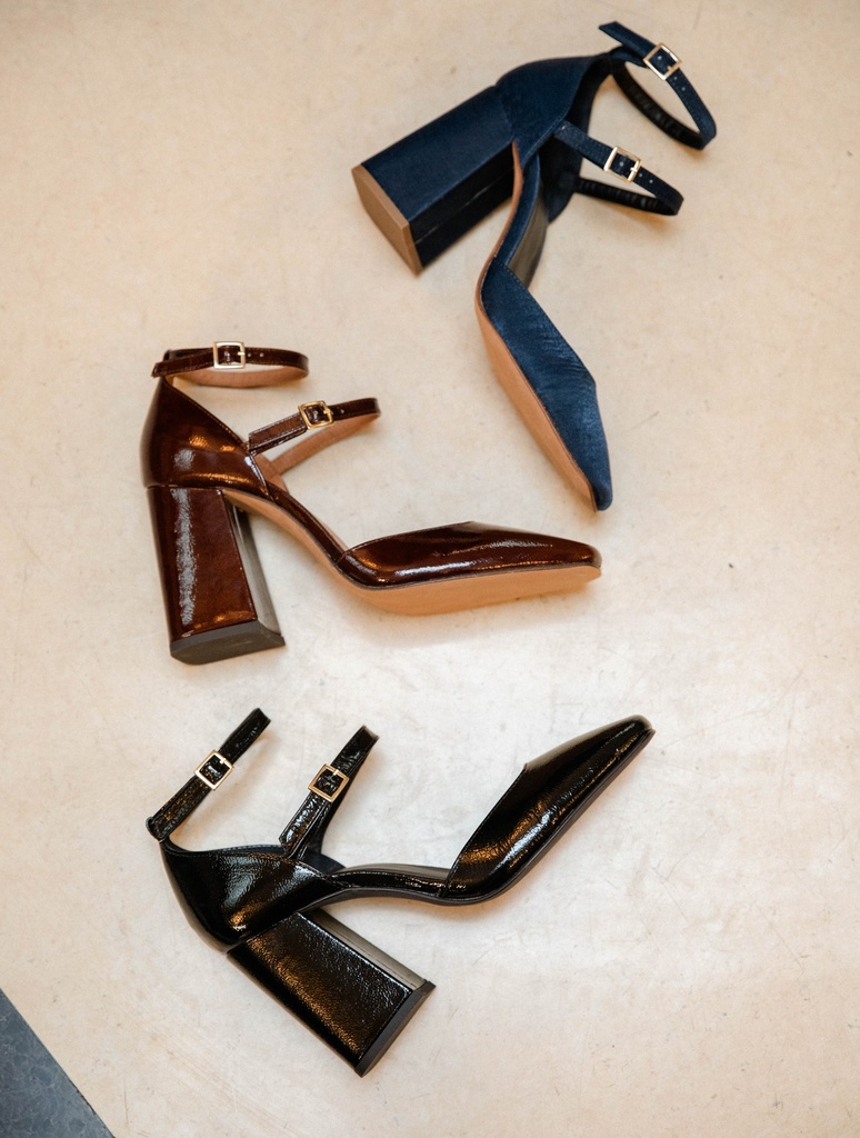 Babies & Escarpins : Anya - Black Vinyl