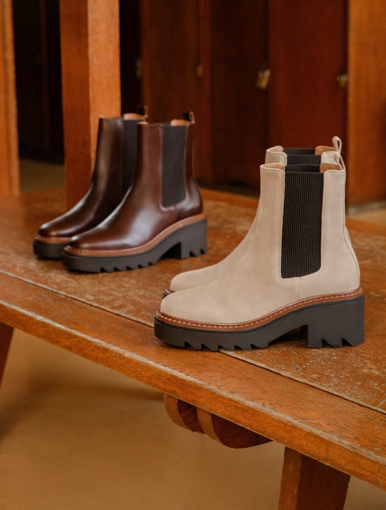 Flat Boots : Cameron - Mohair Taupe