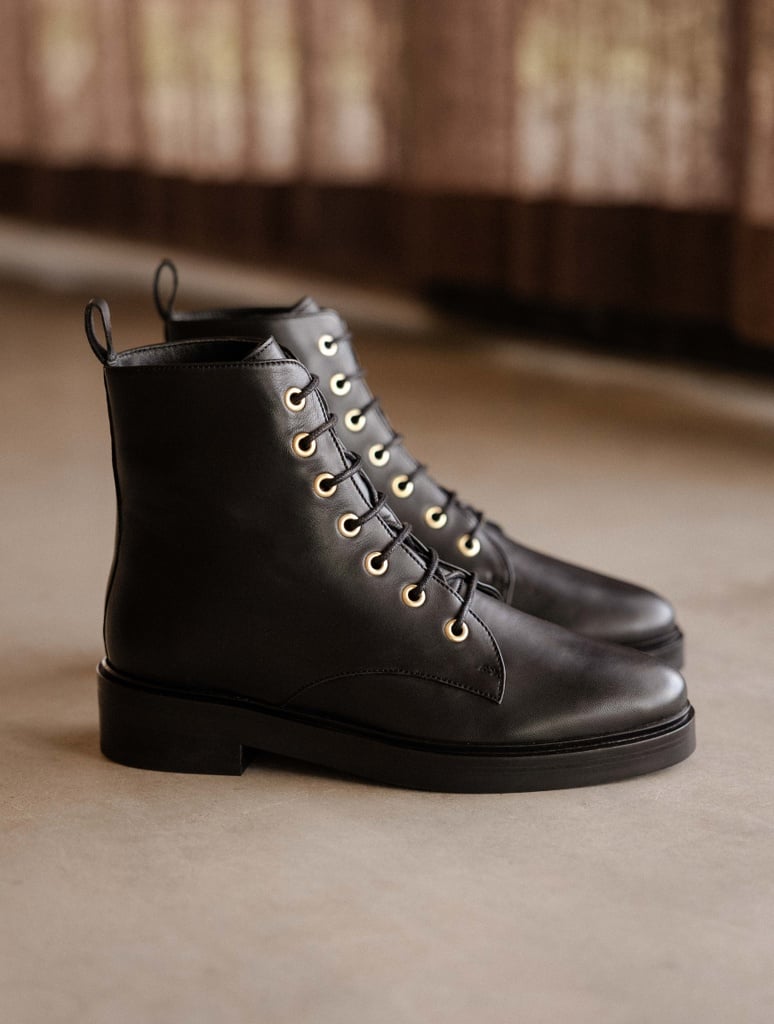 Flat Boots : Debby - Passion Black