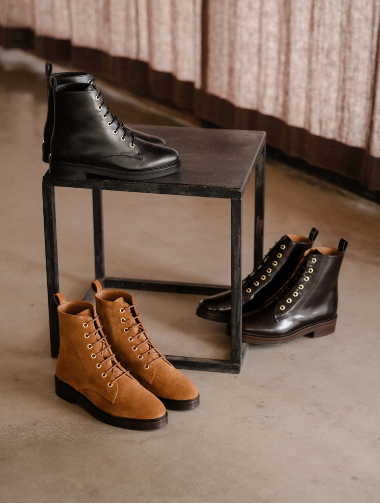 Flat Boots : Debby - Squirrel