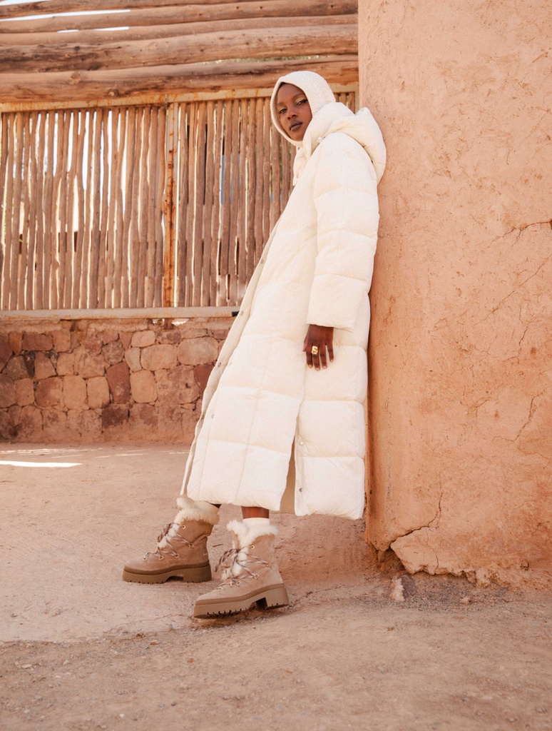 Cold Weather Boots : Iga - Mohair Taupe