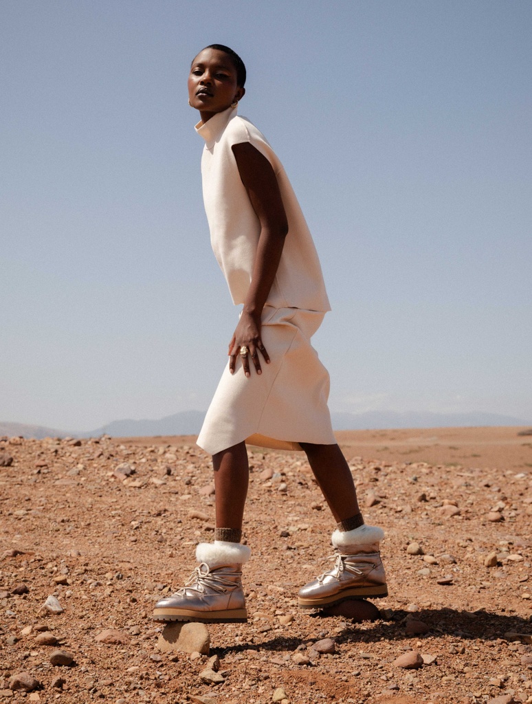 Winter Stiefel : Kiruna - Sepia Champagne