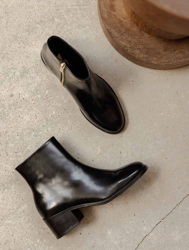 Flache Stiefel : Léa - Siyah Black