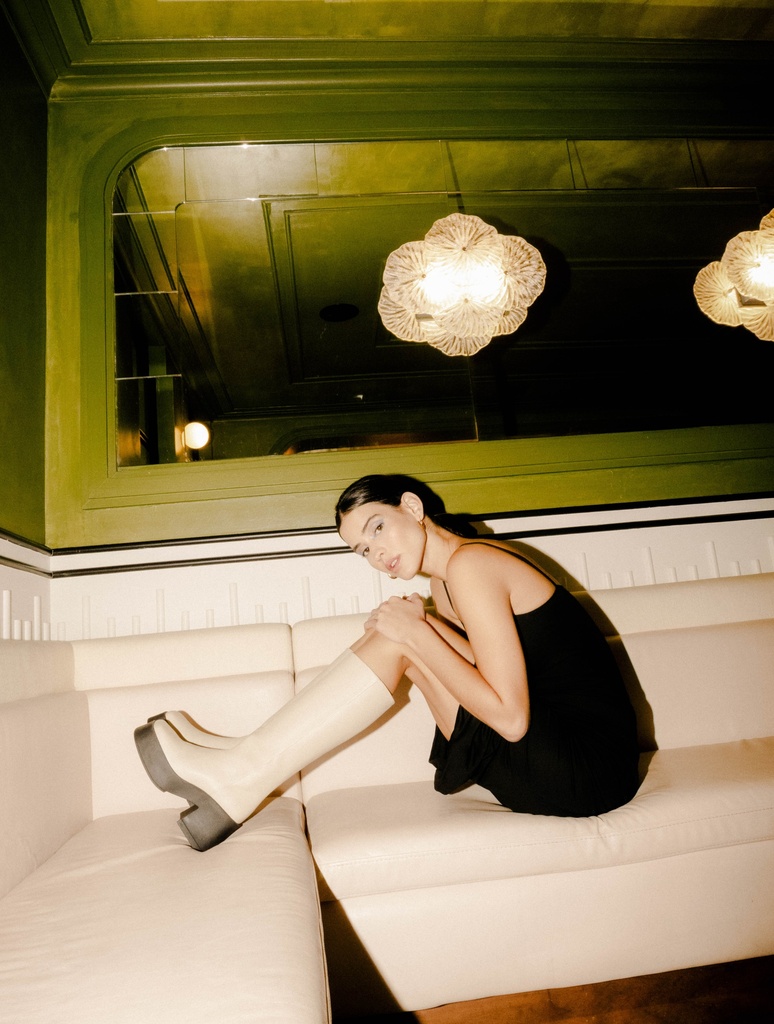 Bottes & Cuissardes : Meera - Beige