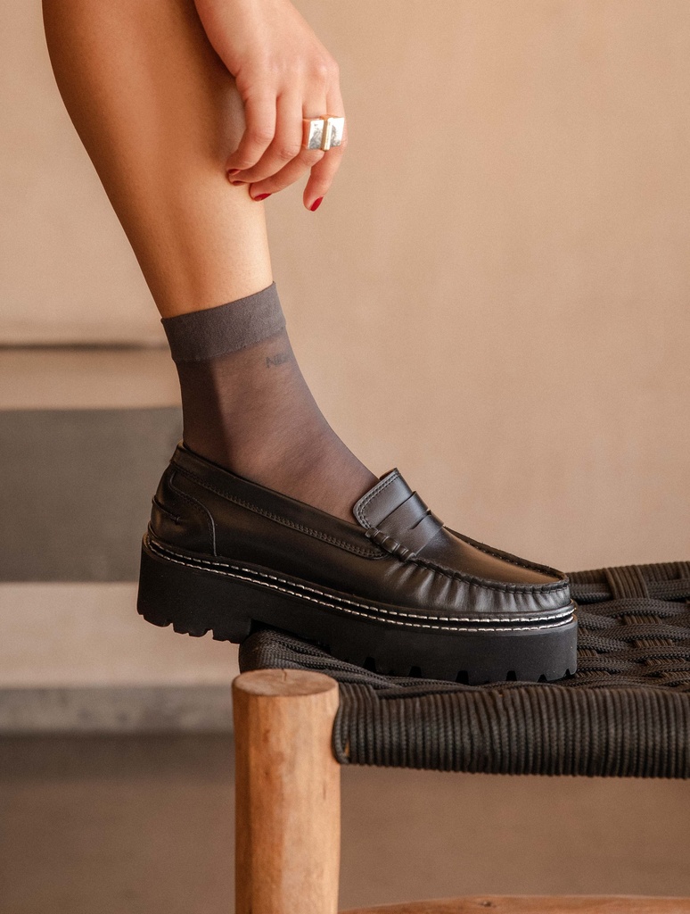 Mokassins & Derbys : Niki - Deep Black