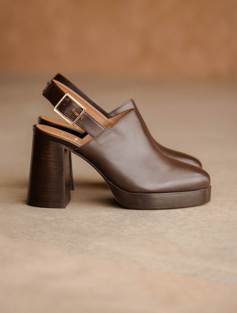Platforms & Clogs : Savannah - Ristretto