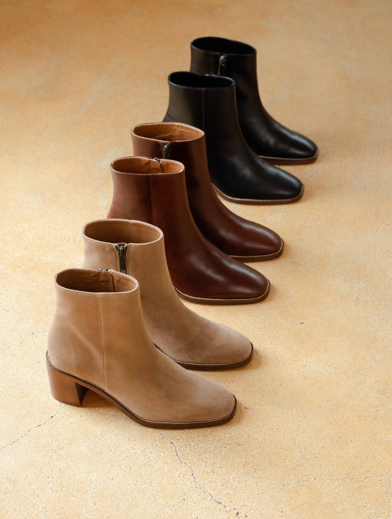 Botas de Tacón : Sienna - Antelope