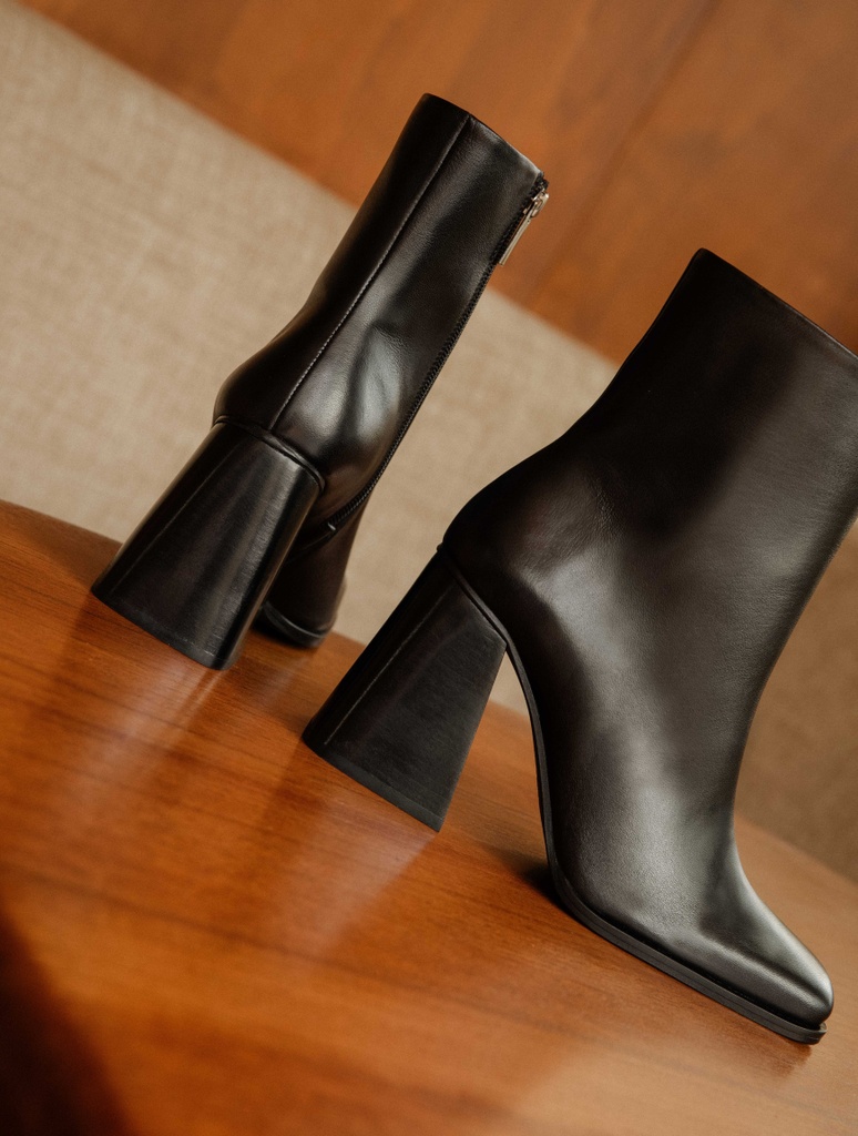 Boots à Talons : Wilma - Passion Black