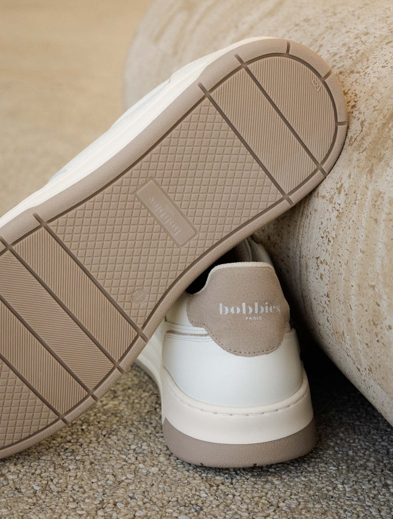 Baskets : Cyrus - Off-White & Ash Beige