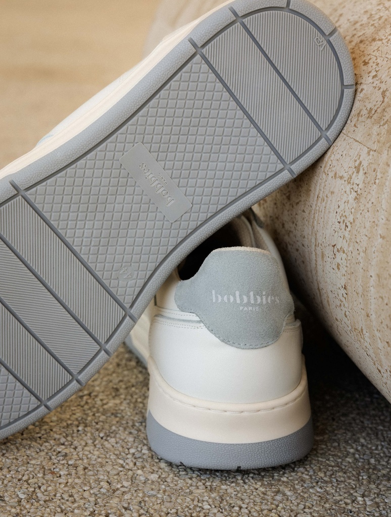 Sneakers : Cyrus - Off White & Frosty Blue