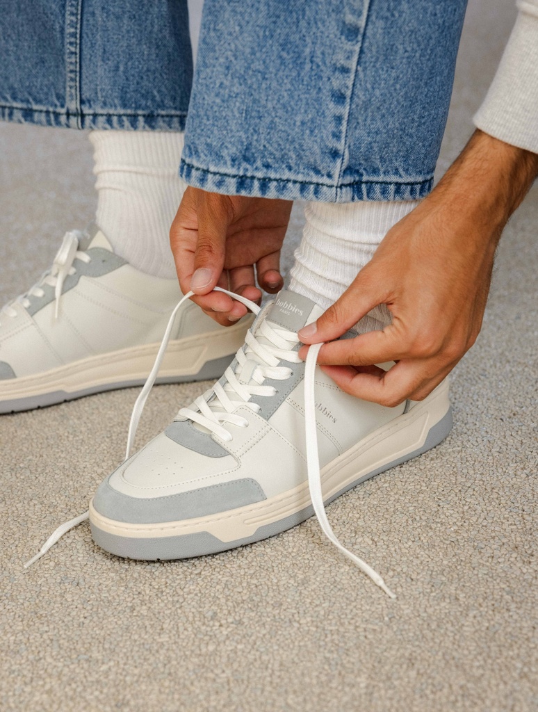 Sneakers : Cyrus - Off White & Frosty Blue