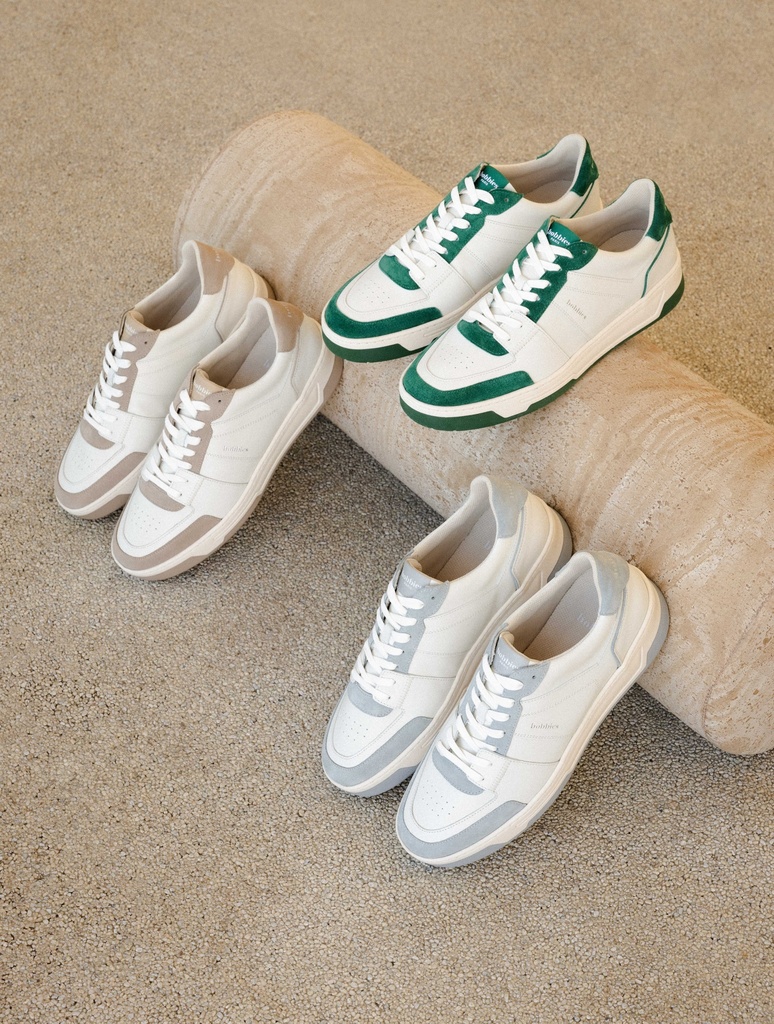 Sneakers : Cyrus - Off White & Frosty Blue