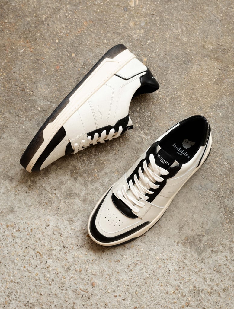 Baskets : Cyrus - Off White & Deep Black