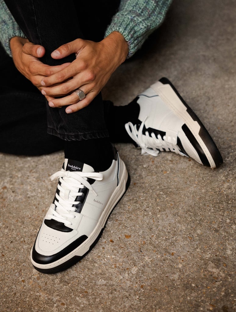 Baskets : Cyrus - Off White & Deep Black