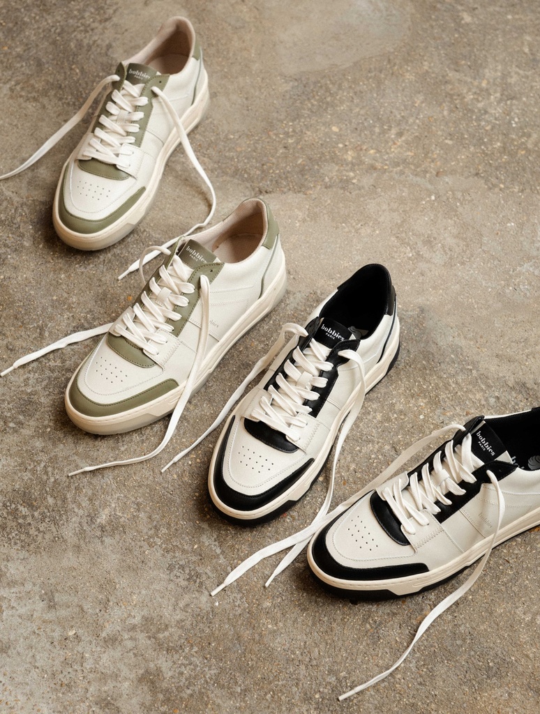 Sneakers : Cyrus - Off White & Rosemary