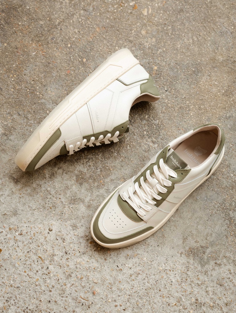 Sneakers : Cyrus - Off White & Rosemary