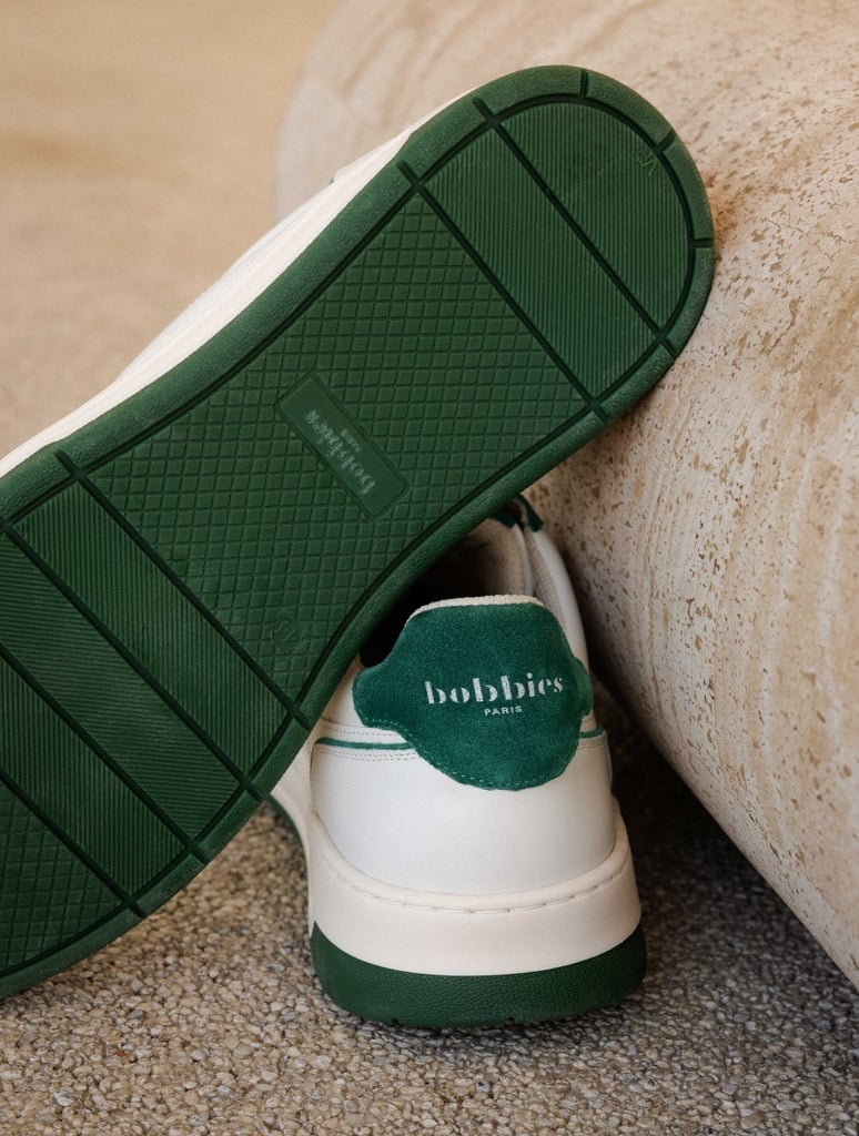 Baskets : Cyrus - Off White & Imperial Green