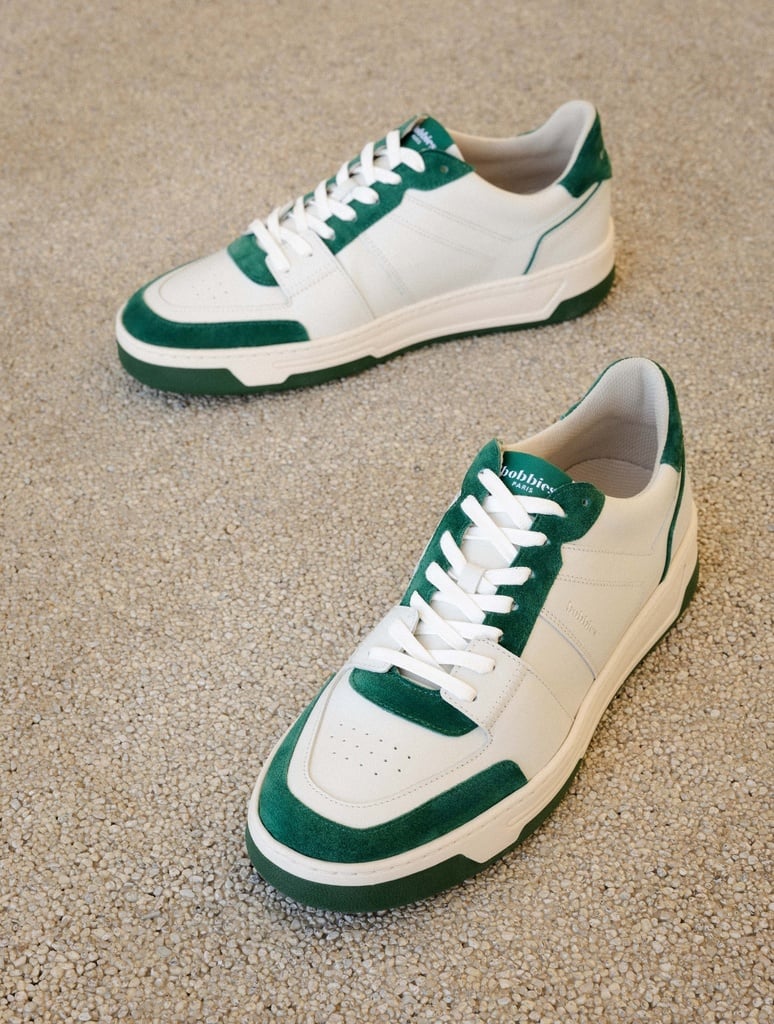 Baskets : Cyrus - Off-White & Imperial Green