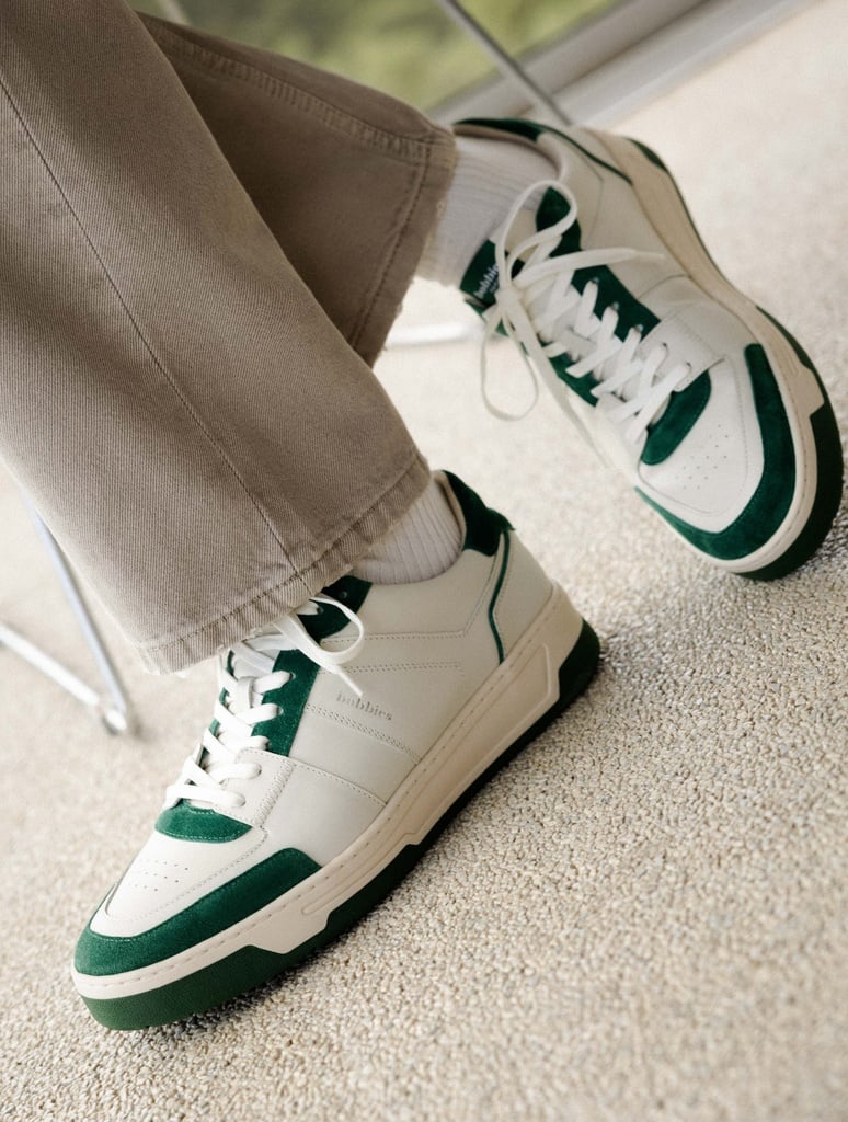 Baskets : Cyrus - Off-White & Imperial Green